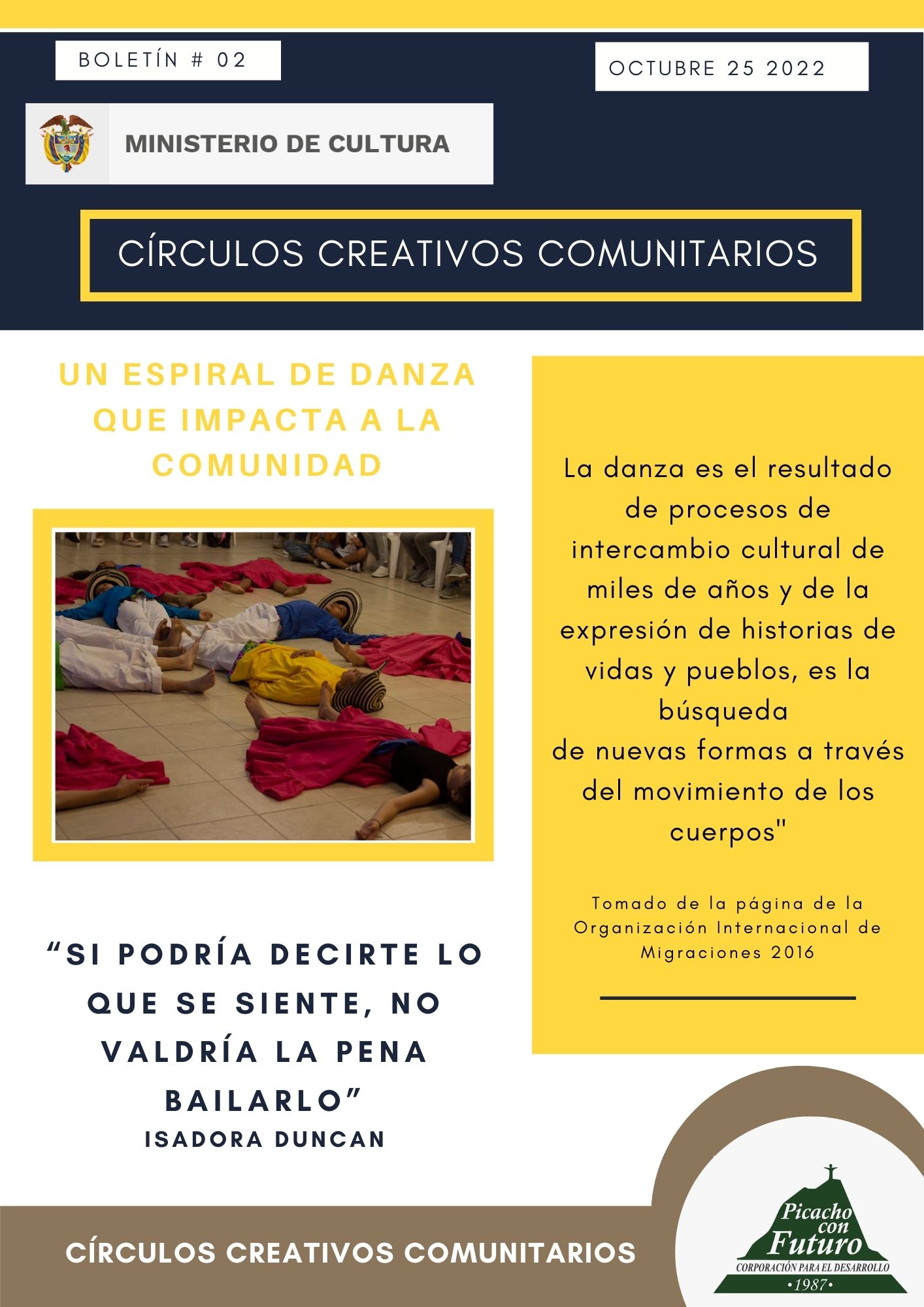 Un espiral de danza que impacta a la comunidad